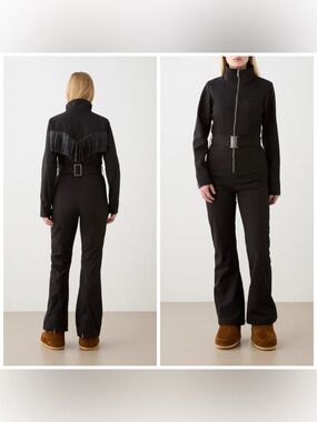 We Norwegians‎ Western Ski Suit Black Belted Small
